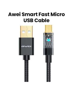 Awei Smart Fast Micro USB Cable - Black|CL-139M
