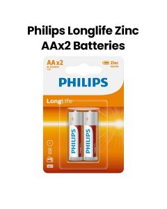 Philips Longlife Zinc AA 2-Pack Blister |R6L2B