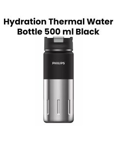 Philips GOZERO Hydration Thermal Water Bottle - Black | AWP2656BK/56