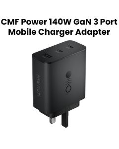 Nothing Power 140W GaN Power Adapter - Dark Grey | A10800019