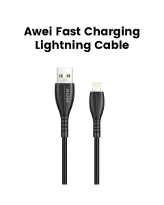 Awei Fast Charging Lightning Cable Black | CL-115L