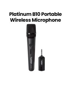 Platinum Karaoke  Single Portable Wireless Mic |B10