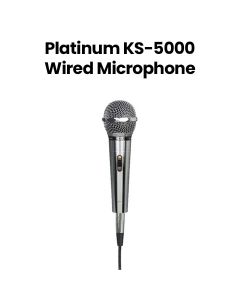 Platinum Karaoke Wired Mic |KS5000