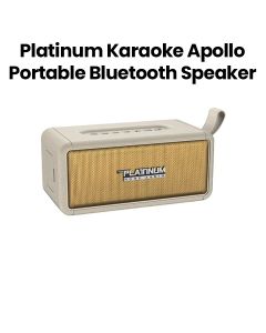 Platinum Karaoke Apollo Portable Bluetooth Speaker | White | PTHM510
