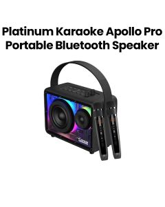 Platinum Karaoke Apollo Pro Portable Bluetooth Speaker | Black | PTHM530