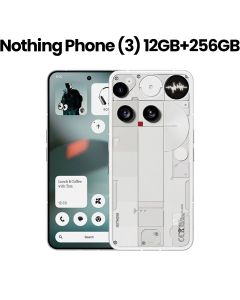 Nothing Phone (3) 12GB+256GB Smartphone - White | A024-A10000019