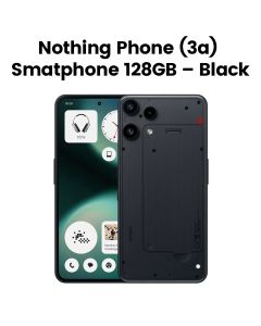 Nothing Phone (3a) Lite 8GB RAM 128GB Storage – Black | A10400251 