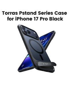 Torras Pstand Series Mobile Case for iPhone 17 Pro - Black | X00FX2563