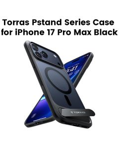 Torras Pstand Series Mobile Case for iPhone 17 Pro Max - Black | X00FX2564