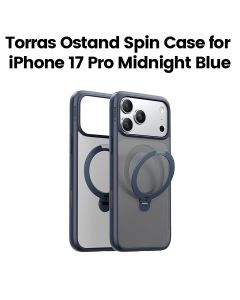 Torras Ostand Spin Series Mobile Case for iPhone 17 Pro - Midnight Blue | X00FX2578