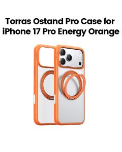 Torras Ostand Pro Series Mobile Case for iPhone 17 Pro - Energy Orange | X00FX2586