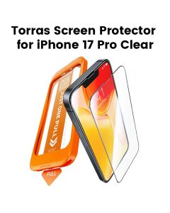 Torras Install Master Series Screen Protector for iPhone 17 Pro  -Clear | X00FX2622