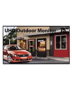 LG 75" UHD High Brightness Outdoor Monitor | 75XF3C