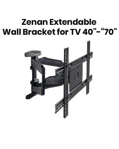 Zenan Extendable Wall Bracket TV Size 40"-70" | Black | ZTS-WM02TS