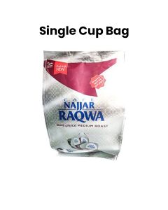 Najjar Raqwa Single Cup Bag of 20pcs Coffee Capsules - Medium Roast