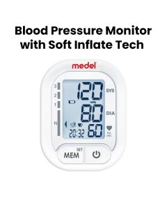 Medel Wrist Blood Pressure Monitor with Soft Inflate Tech (95215)
