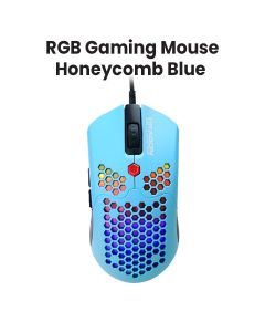 Dragon War Ultra-Light Honeycomb RGB Gaming Mouse 12,000 DPI - Blue | ELE-G25-BL