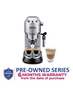 DeLonghi Dedica Style Pump Espresso Machine - Silver | EC685.M