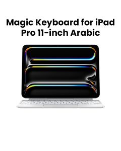 Apple Magic Keyboard For iPad Pro 11‑Inch (M4) - Arabic - White | MWR03AB/A