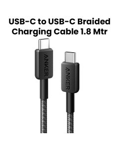 Anker 322 USB-C to USB-C Braided Charging Cable (1.8Mtr)