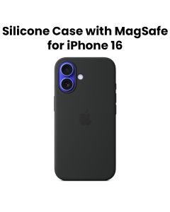 Apple iPhone 16 Silicone Case With Magsafe Black-Zml | MYY13ZM/A