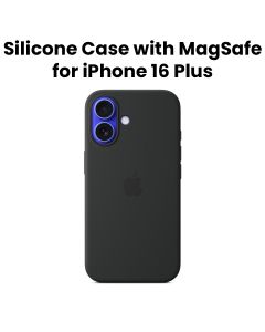 Apple iPhone 16 Plus Silicone Case With Magsafe Black-Zml | MYY93ZM/A