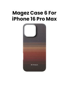 Pitaka Magez Case 6 for iPhone 16 Pro Sunset | KI1601SUM