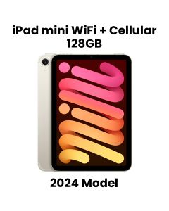 Apple iPad Mini Wi-Fi + Cellular 128GB - Starlight |MXPQ3AB/A