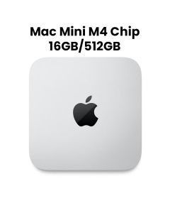 Apple Mac Mini: Apple M4 chip with 10-core CPU and 10-core GPU, 16GB, 512GB SSD |MU9E3AB/A