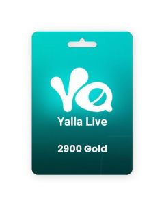 Yalla Live - 2900 Gold Gift Cards