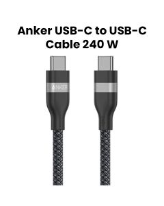 Anker USB-C to USB-C Cable 3ft 240W Upcycled Braided | A82E2H11