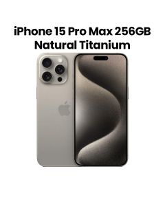 Apple iPhone 15 Pro Max 256GB Natural Titanium | MU793AA/A (INTL VERSION)