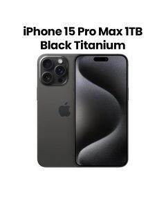 Apple iPhone 15 Pro Max 1TB Black Titanium | MU7G3AA/A (INTL VERSION)