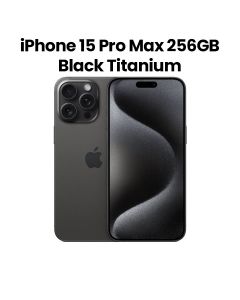 Apple iPhone 15 Pro Max 256GB Black Titanium | MU773AA/A (INTL VERSION)