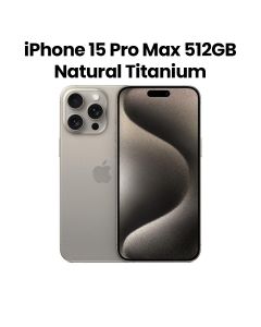 Apple iPhone 15 Pro Max 512GB Natural Titanium | MU7E3AA/A (INTL VERSION)