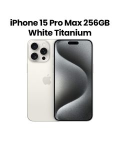 Apple iPhone 15 Pro Max 256GB White Titanium | MU783AA/A (INTL VERSION)