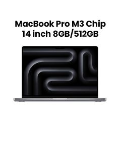 Apple Macbook Pro 14-Inches : M3 Chip, 8 GB RAM, 512 GB Storage Space Grey | MTL73AB/A