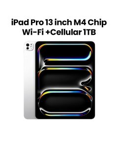 Apple iPad Pro 13-inch M4 Cellular 1TB Nano-Texture Glass - Silver 