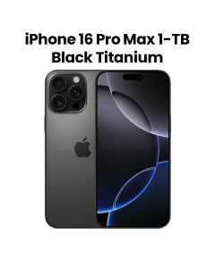 Apple iPhone 16 Pro Max 1TB Smartphone - Black Titanium | MYWQ3AE/A