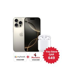 Apple iPhone 16 Pro Max 256GB Natural Titanium + Airpods 2nd Gen