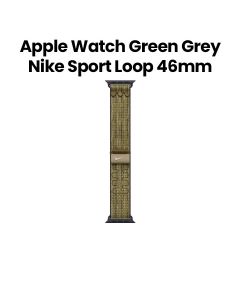 Apple 46mm Green/Grey Nike Sport Loop | MXU33ZM/A