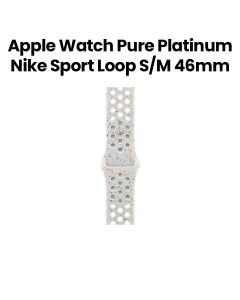 Apple 46mm Pure Platinum Nike Sport Band - S/M | MYL43ZM/A
