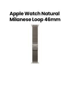 Apple 46mm Natural Milanese Loop - M/L | MXMQ3ZM/A