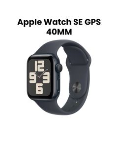 Apple Watch SE GPS 40mm Midnight Aluminium Case with Midnight Sport Band S/M| MXE73QA/A