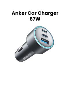 Anker 535 PowerDrive Car Charger 67W - Gray | A2731HA1