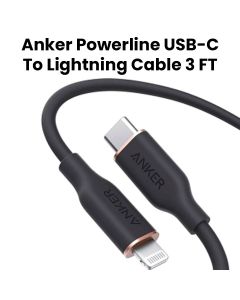 Anker PowerLine III Flow USB-C with Lightning Connector 3FT - Black | A8662H11