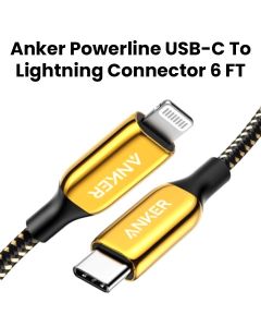 Anker PowerLine+ III USB-C to Lightning Connector 6FT - Gold | A8843HB1