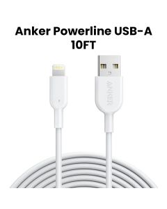 Anker PowerLine II Lightning Cable 10FT - White | A8434H22