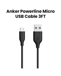 Anker PowerLine Micro USB Cable 3FT - Black | A8132H12
