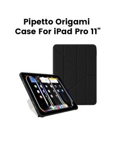 Pipetto iPad Pro 11-inch (2024) Origami No.1 Protective Case, Black | P052-49-AF / P053-113-AE